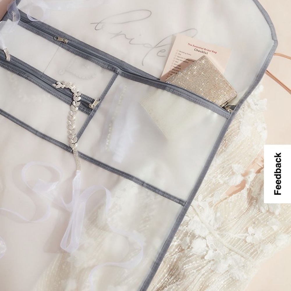 David’s bridal wedding dress garment bag